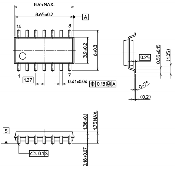 Hc Hex Inverter Pinout Circuit And Datasheet