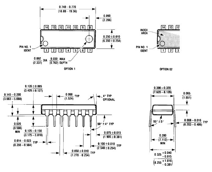 74LS08 AND Two Input Gate IC Datasheet Pinout And Voltage