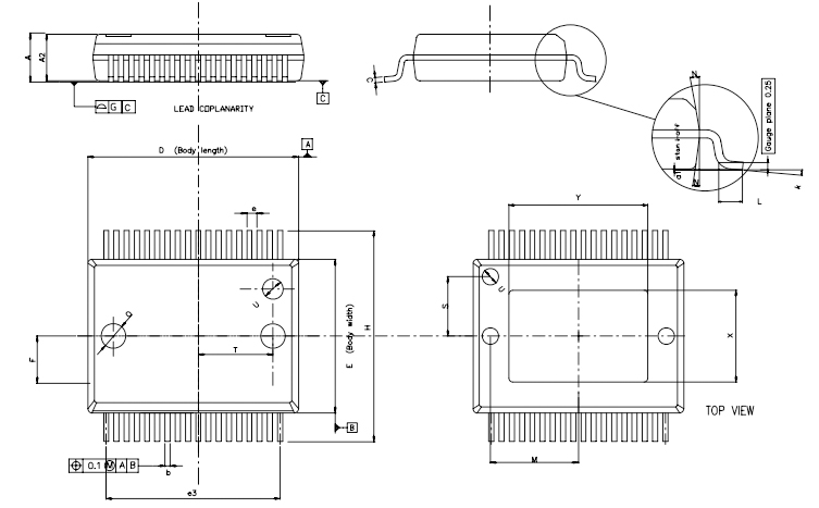 TDA7498E Audio Amplifier: Block Diagram, Datasheet, and Test Circuit
