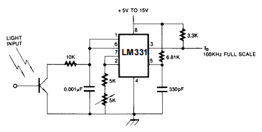 LM331 V-F Converter: Circuit, Price and Pinout