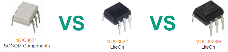 MOC3022 Random-Phase Optoisolator: Datasheet, Pinout and Circuit
