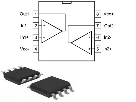 LM293D：Dual Comparator, 36V, Pinout, Datasheet