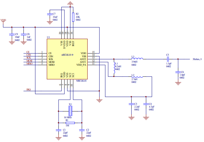 NRF24L01P Transceiver: Datasheet, Pinout and Applications