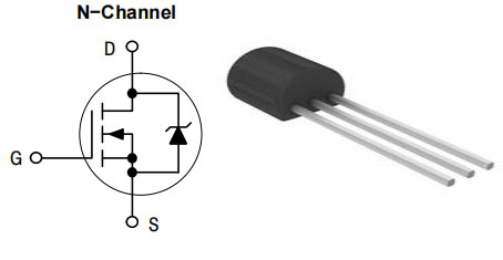 Datasheet Pinagem - Transistor Mosfet Canal-N BS270