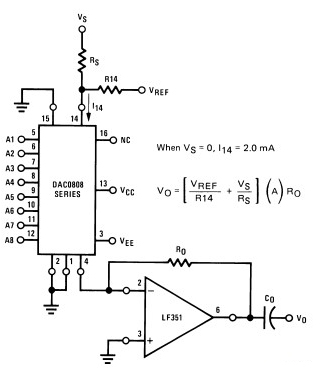 DAC0808 D/A Converter IC: Alternatives, Pinout And Working Principle