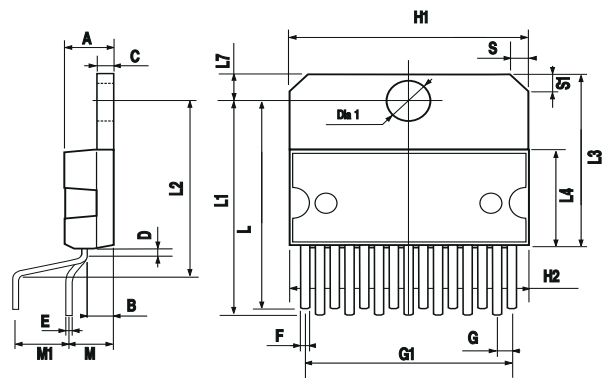 TDA7294 DMOS Audio Amplifier: Pinout, Datasheet And Power