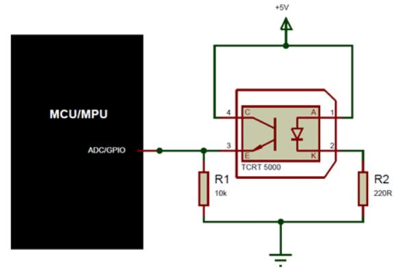 TCRT5000 IR Sensor: Datasheet, Pinout and Circuit