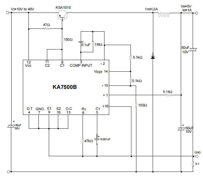 KA7500B Controller: Features, Pinout, and Datasheet