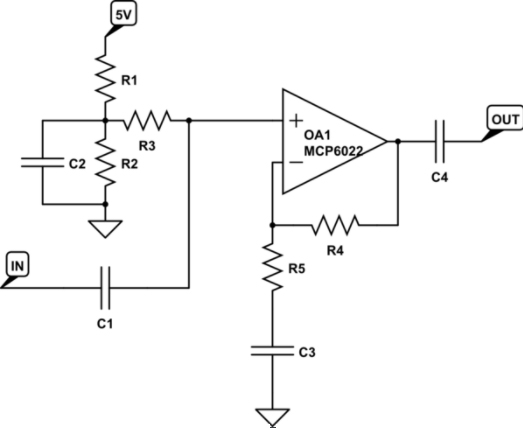 MCP6022 Op Amps: Circuit, Pinout, and Datasheet