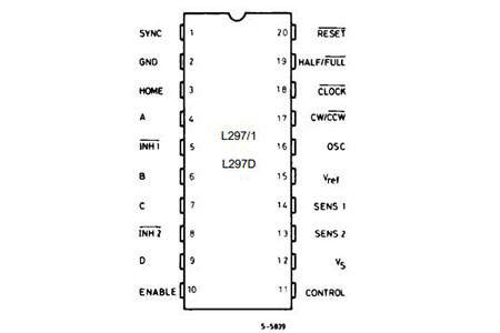 L297 Stepper Motor Driver Controller: Datasheet, L297 and L298