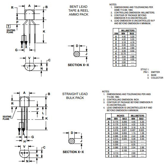 MPSA06 Transistor Datasheet, Equivalent, Pinout