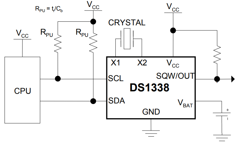 DS1338 I2C RTC: Pinout, Equivalent and Datasheet