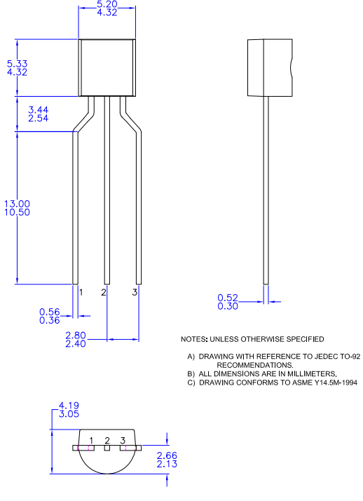 Transistor PN2222A Silicon NPN Audio Amplifier Pinout, Datasheet, and