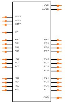 ATMEGA328P-MU AVR 8-bit Microcontrollers - MCU 32KB In-system ...