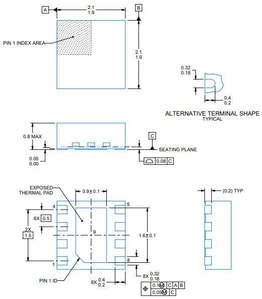 TPS22965DSGT Load Switch Layout, Pinout, and Datasheet